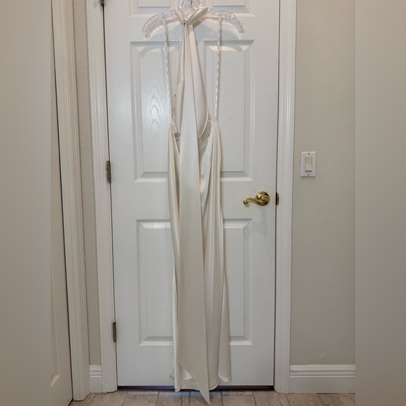 NWT Retrofete Jagger Silk Dress in White Size Large - Picture 9 of 16